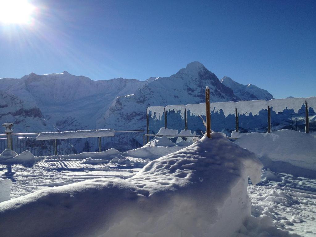 Berggasthaus First - Only Accessible By Cable Car Grindelwald Exterior photo
